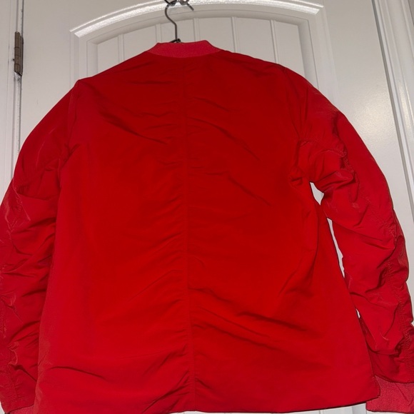 Nike Women's Vibrant Red Bomber Jacket - Picture 8 of 16